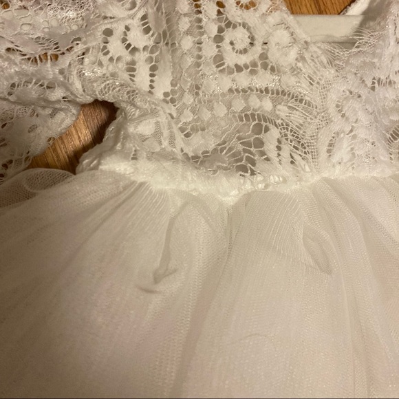 Baby girl tulle flower girl dress - Picture 11 of 14